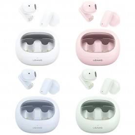 слушалки,слушалки,usams,bhutd01,wireless,earphones,multicolor,(white)