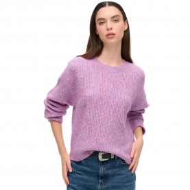 блуза,дамски,пуловери,дамски,плетени,дрехи,superdry,brushed,sweater,lilac,pink,twist,(purple)