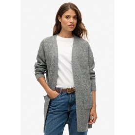 жилетка,дамски,пуловери,дамски,плетени,дрехи,superdry,essential,cardigan,grey