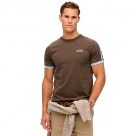 Тениска Superdry Essential Logo Retro St short sleeve T-shirt - Brown (Bracken Brown) тениска,мъжки,тениски,superdry,essential,logo,retro,st,short,sleeve,t,shirt,brown,(bracken,brown)