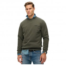 блуза,мъжки,пуловери,superdry,essential,logo,sweatshirt,dark,grey,green,(green)