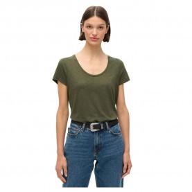 тениска,дамски,тениски,superdry,scoop,short,sleeve,t,shirt,green,(army,khaki,green)
