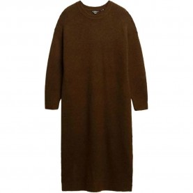 рокля,дамски,поли,и,рокли,superdry,slouch,long,sleeve,midi,dress,brown,(dark,brown,twist)