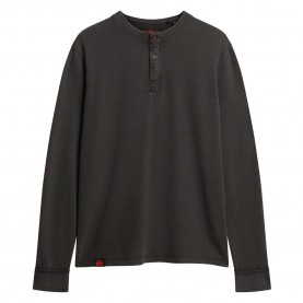 тениска,мъжки,тениски,superdry,vintage,textured,grandad,long,sleeve,t,shirt,washed,black,(black)