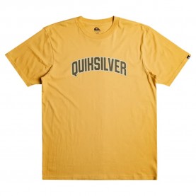 Тениска Quiksilver Scholarship short sleeve T-shirt - Yellow (Fall Leaf) тениска,мъжки,тениски,quiksilver,scholarship,short,sleeve,t,shirt,yellow,(fall,leaf)