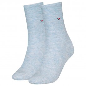чорапи,дамски,чорапи,tommy,hilfiger,371221,socks,2,pairs,blue,(light,blue,melange)