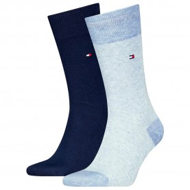 чорапи,мъжки,чорапи,tommy,hilfiger,701226104,socks,2,pairs,blue,(light,blue,melange)