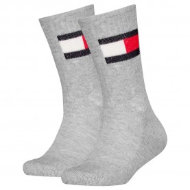 чорапи,детски,чорапи,tommy,hilfiger,701229940,crew,socks,2,pairs,grey,melange,(grey)
