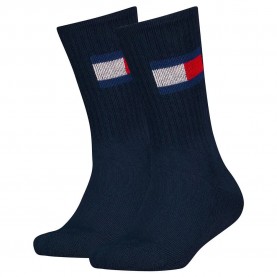 чорапи,детски,чорапи,tommy,hilfiger,701229940,crew,socks,2,pairs,navy,(blue)