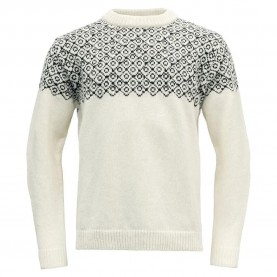 блуза,мъжки,пуловери,devold,of,norway,bjørnøya,wool,sweater,white