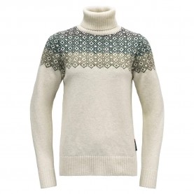 блуза,дамски,пуловери,дамски,плетени,дрехи,devold,of,norway,syvde,wool,high,neck,sweater,offwhite,(beige)