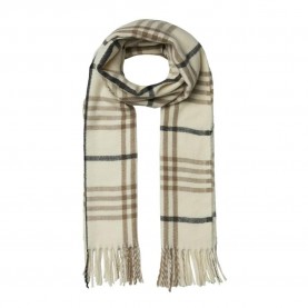 шал,ръкавици,шапки,и,шалове,pieces,lesia,scarf,whitecap,gray,checks,(beige)