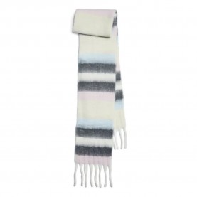 шал,ръкавици,шапки,и,шалове,pieces,lulu,scarf,ombre,blue,stripes,aibl,plav,wgra,cdan,(beige)