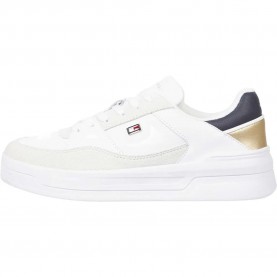 маратонки,дамски,маратонки,tommy,hilfiger,essent,basket,metallic,trainers,white