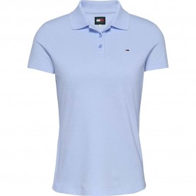 дънки,дамски,блузи,с,яка,tommy,jeans,essential,short,sleeve,polo,blue