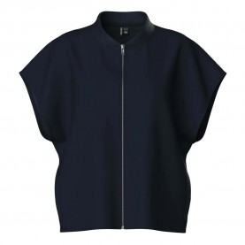 блуза,дамски,пуловери,дамски,плетени,дрехи,pieces,chilli,full,zip,sweater,sky,captain,(blue)