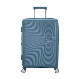 куфари,american,tourister,soundbox,spinner,67,24,tsa,81l,trolley,bag,blue