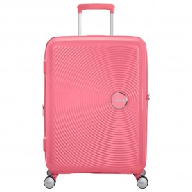 куфари,american,tourister,soundbox,spinner,67,24,tsa,81l,trolley,bag,sun,kissed,coral,(pink)