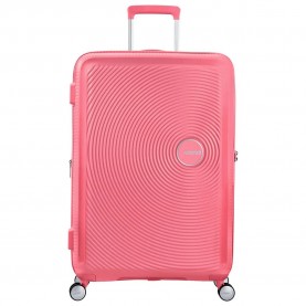 куфари,american,tourister,soundobx,spinner,77,28,tsa,97,110l,trolley,bag,sun,kissed,coral,(pink)