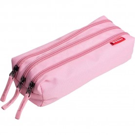 канцеларски,принадлежности,enri,3,zippers,pencil,case,pink,(multicolor,3)