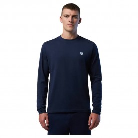 тениска,мъжки,тениски,north,sails,basic,bollo,long,sleeve,t,shirt,navy,blue,(blue)
