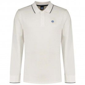 мъжки,блузи,с,яка,north,sails,basic,long,sleeve,polo,white,(white)