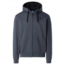 блуза,мъжки,пуловери,north,sails,logo,full,zip,sweatshirt,grey,(asphalt)