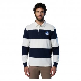 мъжки,блузи,с,яка,north,sails,logo,long,sleeve,polo,white,blue,(navy,blue,marshmallow)