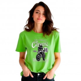 тениска,дамски,тениски,kruskis,dragsters,short,sleeve,t,shirt,green,(light,green)
