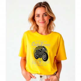 футболна,фланелка,мъжки,тениски,дамски,тениски,kruskis,go,fast,or,go,home,short,sleeve,t,shirt,yellow,(yellow)
