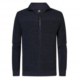 блуза,мъжки,пуловери,petrol,industries,kwc285,full,zip,sweater,blue