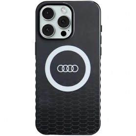 Audi Iml Big iPhone 15 Pro Max 6.7 Auimlmip15Pmq5D2Bk phone case - Clear (Black) други,аксесоари,audi,iml,big,iphone,15,pro,max,6.7,auimlmip15pmq5d2bk,phone,case,clear,(black)