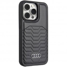 Audi Synthetic Leather iPhone 13 Pro13 6.1 Autpupcmip13Pgtd3Bk phone case - Clear (Black) други,аксесоари,audi,synthetic,leather,iphone,13,pro13,6.1,autpupcmip13pgtd3bk,phone,case,clear,(black)