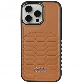 Audi Synthetic Leather iPhone 14 Pro 6.1 Autpupcmip14Pgtd3Bn phone case - Brown (Brown) други,аксесоари,audi,synthetic,leather,iphone,14,pro,6.1,autpupcmip14pgtd3bn,phone,case,brown,(brown)