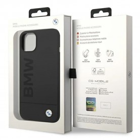други,аксесоари,bmw,bmhmp14mslblbk,iphone,14,plus15,plus,6.7,silicone,signature,phone,case,clear,(black)