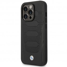 Bmw Bmhmp14X22Rpsk iPhone 14 Pro Max 6.7 Leather Seats Pattern phone case - Clear (Black) други,аксесоари,bmw,bmhmp14x22rpsk,iphone,14,pro,max,6.7,leather,seats,pattern,phone,case,clear,(black)