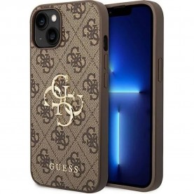 Guess Guhcp14S4Gmgbr iPhone 14.15.13 6.1 4G Big phone case - Golden (Brown) други,аксесоари,guess,guhcp14s4gmgbr,iphone,14.15.13,6.1,4g,big,phone,case,golden,(brown)