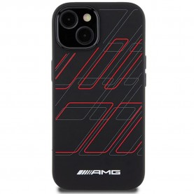 други,аксесоари,sourcing,amg,amhmp15m23sspk,iphone,15,plus14,plus,6.7,silicone,large,rhombuses,pattern,phone,case,clear,(black)