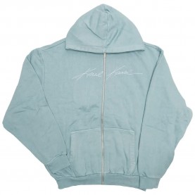 блуза,мъжки,пуловери,karl,kani,autograph,heavy,full,zip,sweatshirt,blue