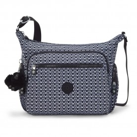 чанта,всички,чанти,kipling,gabbie,12l,bag,signature,print,(black)