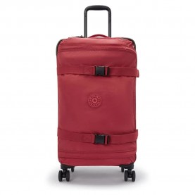 куфари,kipling,spontaneous,m,71l,trolley,bag,funky,red,(red)