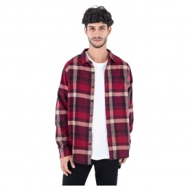 риза,с,дълъг,ръкав,мъжки,ризи,hurley,portland,organic,long,sleeve,shirt,matador,(red)