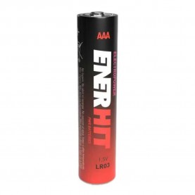 Enerhit LR03 1.5V AAA Alkaline battery 10 units - Clear (Black / Red) батерии,enerhit,lr03,1.5v,aaa,alkaline,battery,10,units,clear,(black,red)