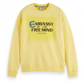 блуза,мъжки,пуловери,scotch,&,soda,178466,sweatshirt,yellow