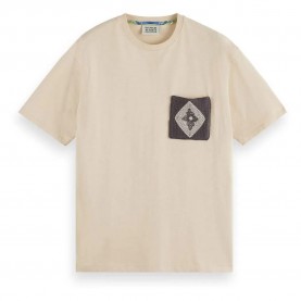 тениска,мъжки,тениски,scotch,&,soda,178499,short,sleeve,t,shirt,beige