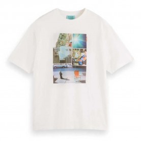 тениска,мъжки,тениски,scotch,&,soda,180420,short,sleeve,t,shirt,white