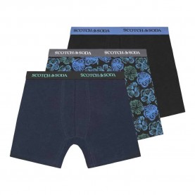 боксерки,мъжко,бельо,scotch,&,soda,ssfa24m152028,boxers,3,units,blue,green,(blue)