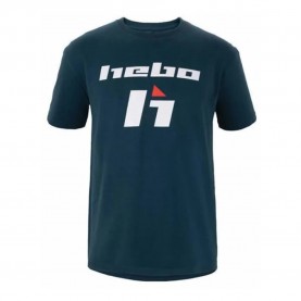 Тениска Hebo Logo short sleeve T-shirt - Blue (Blue) тениска,мъжки,тениски,дамски,тениски,hebo,logo,short,sleeve,t,shirt,blue,(blue)
