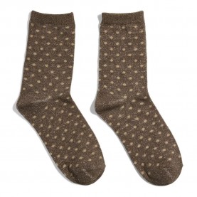 чорапи,дамски,чорапи,pieces,sebby,glitter,long,pattern,long,socks,brown,(morel,small,dots,in,taupe,gray)