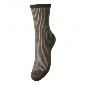 чорапи,дамски,чорапи,pieces,sebby,glitter,long,stripe,long,socks,morel,taupe,gray,(brown)
